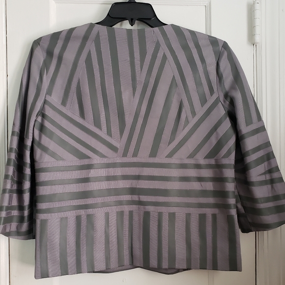 Lafayette 148 New York Leather Blazer - Picture 5 of 6